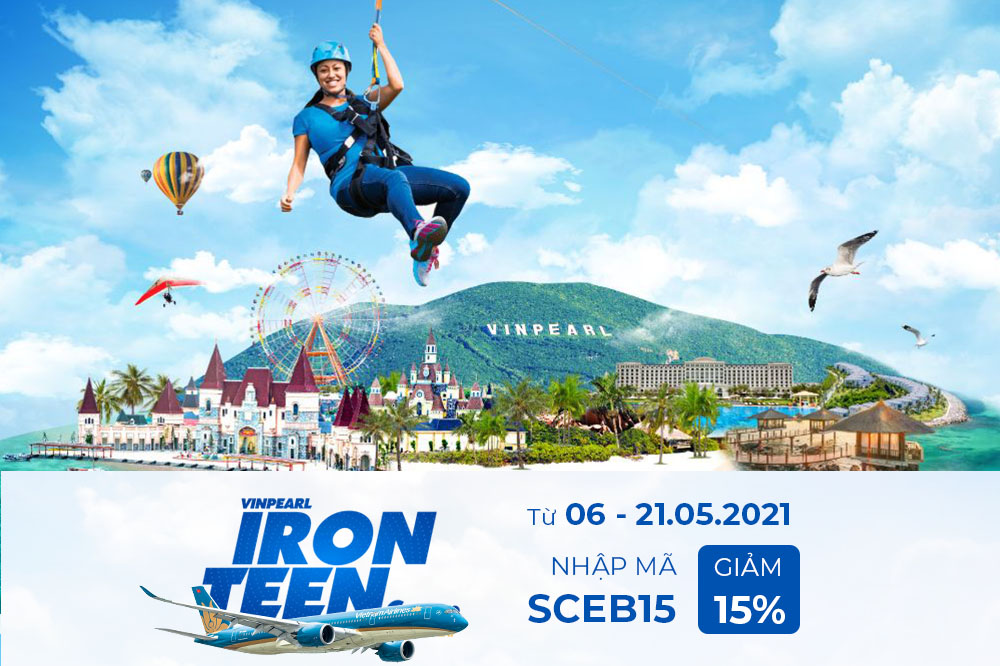 [Hà Nội -Nha Trang] Vinpearl Iron Teen Camp 7N6Đ – Trại hè Quân Đội + VMB Vietnam Airlines + 3 bữa ăn mỗi ngày + đưa đón sân bay